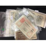 Banknotes from UAE, Germany, Malta, Italy, Greece, France, Japanese Government, war notes, Malaya,