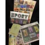 Stamps: 20th cent. World collection of loose stamps & sheets in three boxes & three albums, unsorted