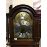 Clocks: 20th cent. Mahogany longcase clock (1980). Richard Broad, Bodmin, Cornwall. Model VI. 73ins.