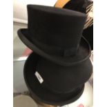 Millinery: A Town shell size 7 and a Town Coke (bowler) size 7¼.