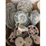 Edwardian tea set, Till & Son dinnerware 'Gillson' pattern. Dinner plates, side plates, graduated