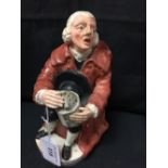 Early 19th cent. Ceramics: George Whitfield Toby Jug Enoch Wood, c1820, Night watchman Toby Jug.