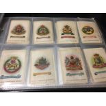 Cigarette Cards: Early 20th cent. album containing 14 complete sets of mixed issues, silks including