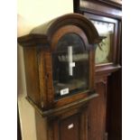 Early 20th cent. Oak Grand Mother clock case 12ins. x 66ins. x 9ins.