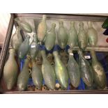 Bottles: 19th cent. & later Hamilton's Green & iridescent & translucent aerated water including