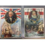 Cigarette Cards/Postcards: Early 20th cent. containing twenty-two advertising postcards featuring