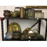 Metalware/Advertising: Buchanan, Glasgow biscuit tin, tea tin, Palmers Biscuit box, Commemorative