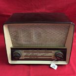 Radio: Ekco radio, Bakelite case, model U319.