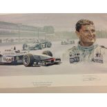 Motor Racing: Simon Taylor Limited edition print 'The Monza Winning Formula' 31/500 signed by