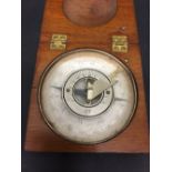 Objects of Virtu: Pocket sun dial and compass in a mahogany box.