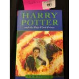 Books: J.K. Rowling "Harry Potter and the Half Blood Prince" First edition error copy (page 99) mint