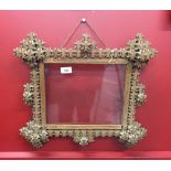 20th cent. Arts and Crafts: Picture frame made by George Swinford of Filkin, built up of