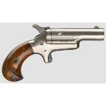 Colt Third Model Deringer Kaliber .41RF, Nr. 5251. Etwas rauer Lauf, auf der Oberseite bezeichnet {