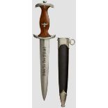 A Model 1933 NSKK Service Dagger Maker Wilh. Kober, SUHL, polished blade exhibits minor age with