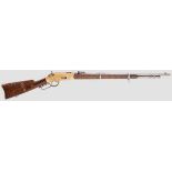 Winchester Model 1866 Musket Kaliber .44RF, Nr. 53083, um 1872. Etwas matter 27{-Lauf, auf der