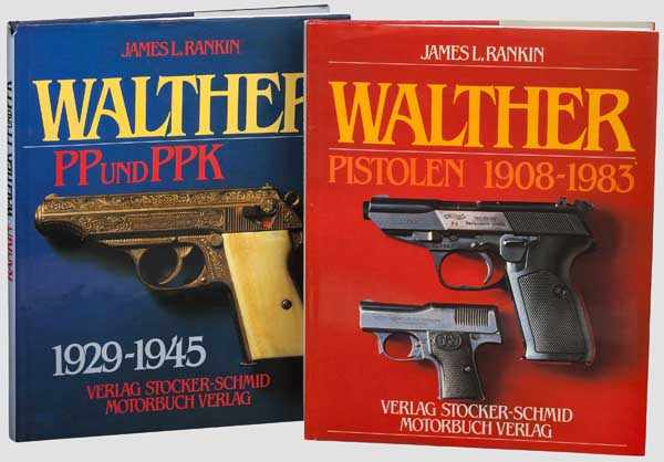 Zwei Bände Rankin, Walther-Pistolen, deutsch Band I: Walther PP und PPK, 99 Seiten. Band II:
