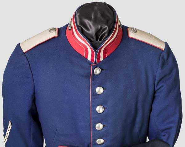 Uniform für Mannschaften im Kürassier-Regiment „von Driesen“ (Westfälisches) Nr. 4 Waffenrock aus - Image 2 of 5