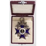 Militär Verdienst Orden - Kreuz 4. Klasse in später Hemmerle-Fertigung im Etui In Silber gefertigtes