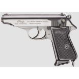 Personal Protection Weapon (PPW) Walther PP Kal. .22 l.r., Nr. 45265LR. Nummerngleich. Blanker Lauf.