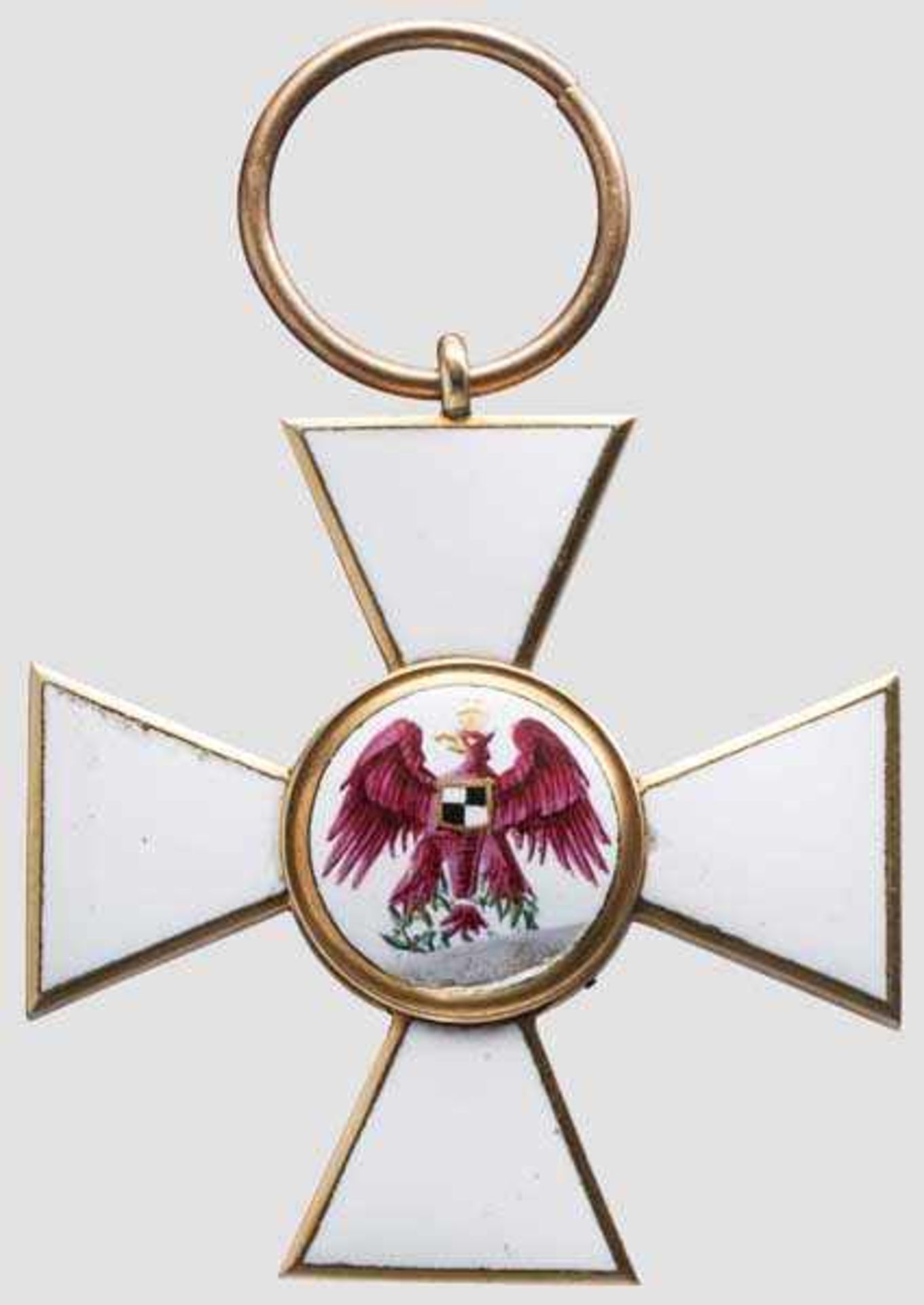 Roter-Adler-Orden - Kreuz 3. Klasse des Modells 1846 In feinster Berliner Goldschmiedekunst