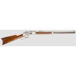 Winchester Model 1873 Kaliber .44, Nr. 71012, Fertigung 1881. Etwas rauer Oktogonlauf, Länge 24{, an