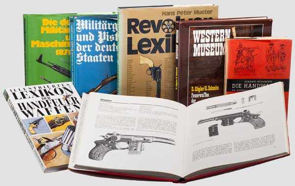 Sieben Bücher zu den Themen Revolver und militärische Feuerwaffen Hans Peter Muster, Revolver-