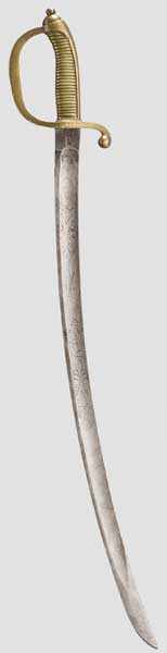 Sabre briquet für Offiziere der Infanterie um 1830/40 Gefertigt nach dem französischen Modell AN XI,