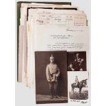 Prinz Alfons von Bayern (1862 - 1933) - Akten und Dokumente des 7. Chevaulegers-Regiment Prinz