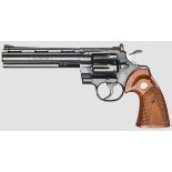 Colt Python Kal. .357 Mag., Nr. E 69757. Gültiger Beschuss von 1974. Blanker, ventilierter Lauf,