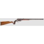 Smith & Wesson 320 Revolving Rifle Kal. .320 S&W, Nummer 254, Anschlagschaft Nummer 6217. 20{-Lauf