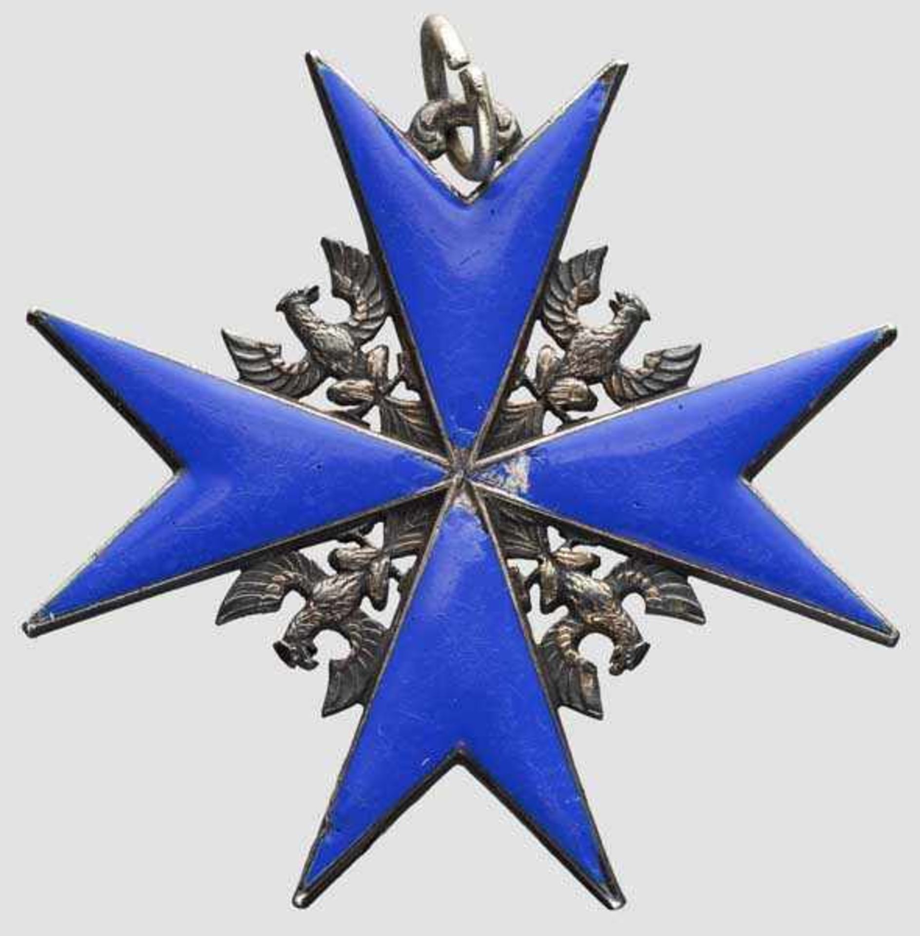 Orden pour le mérite - Kreuz in Weltkriegsfertigung der Firma Wagner In Silber {938{ geprägtes, - Bild 2 aus 3