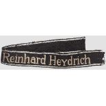 Ärmelband "Reinhard Heydrich" für Mannschaften/Unterführer des SS-Gebirgsjäger-Regiments 11