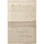 König Otto von Bayern - Verleihungsdekret zum Goldenen Vlies 1869 Kaiserliches Handschreiben in