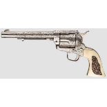 Colt Single Action Army, Mod. 1873 Kaliber .38, Nummer 285155, nummerngleich. Herstellungsjahr 1906.