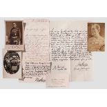GFM v.d.Goltz - GFM v.Mackensen - Korrespondenz, Autographen Zweiseitiger handgeschriebener Brief