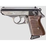 Walther PPK, Ulm, Polizei Schleswig-Holstein Kal. 7,65 mm, Nr. 236368. Nummerngleich. Blanker