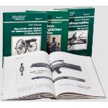 Vier Bände zum Thema Waffenentwicklung und -kunde Wirtgen, Arnold, {Handfeuerwaffen und preußische