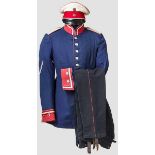 Uniform für Mannschaften im Kürassier-Regiment „von Driesen“ (Westfälisches) Nr. 4 Waffenrock aus