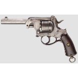 Revolver Gerard 1873 Manufacture Ligeoise Kaliber .38 S&W, Nr. 6. Rauer Lauf, Länge 12,5 cm. Auf