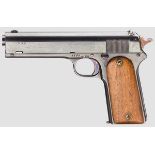 Colt Mod. 1905 - 45 Automatic Pistol, mit Tasche Kal. .45 rimless, Nr. 4676. Fast blanker Lauf.