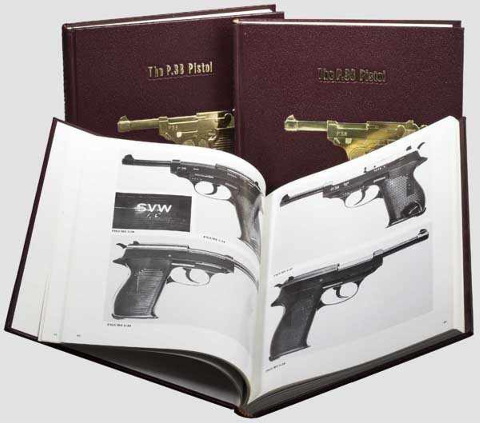 Drei Bände Warren H. Buxton, The P 38 Pistol, 1st Editions Band I: {The Walther Pistols 1930 -