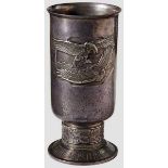 Lt. Wilhelm Begemann – An Honor Goblet and Document Grouping Honor goblet engraved to {FELDWEBEL