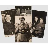 Hermann Göring und Adolf Hitler - drei großformatige Repräsentationsfotos {Reichsminister