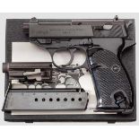 Walther P 38 - K mit Wechsellauf, in Box Kal. 7,65 mm Luger mit Wechsellauf Kal. 9 mm Luger, Nr.