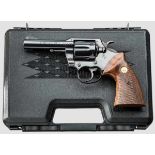 Colt Lawman MK III, im Koffer Kal. .357 Magnum, Nr. L 12862, gültiger Beschuss 1976. Lauf 4 Zoll,