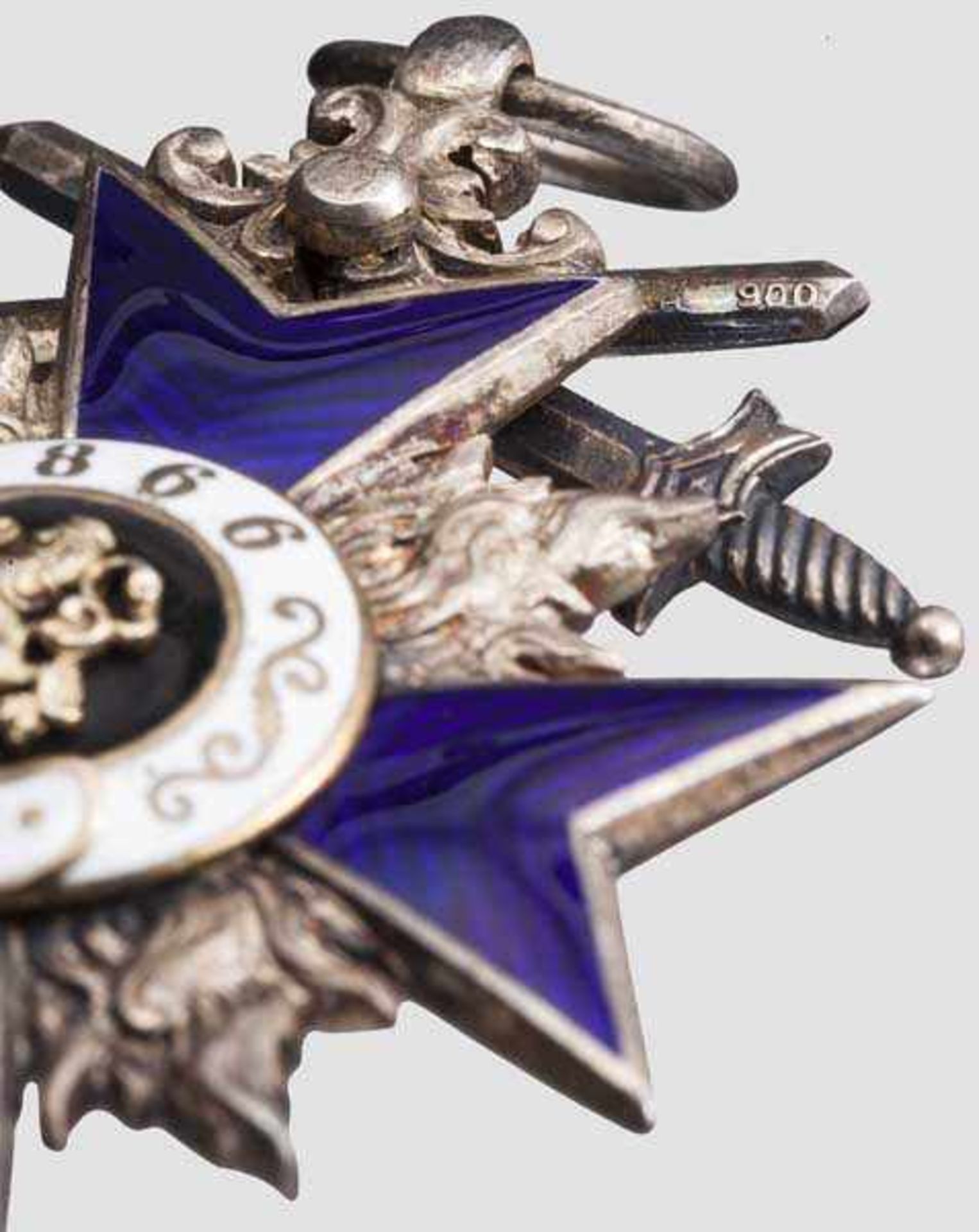 Militär Verdienst Orden - Kreuz 4. Klasse in später Hemmerle-Fertigung im Etui In Silber gefertigtes - Bild 3 aus 3