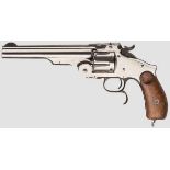 Smith & Wesson 3rd Model Russian (New Model Russian), vernickelt Kal. .44 Russian, Nr. 49412,