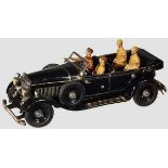 A Tipp & Co. Fuehrer’s Wagen with three SA Figures and Hitler TippCo / Elastolin, 7cm series, Car in