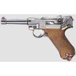 Pistole 08, DWM 1917 Kal. 9 mm Luger, Nr. 2996d. Nummerngleich inkl. Schlagbolzen und