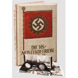 {DIE NS-MUSTERBETRIEBE 1937-38{ Band I mit rot-gold geprägtem Leineneinband, H. Biallas/H. Hoffmann,